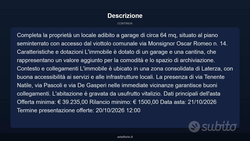 Appartamento – Laterza, Taranto - Vista 4