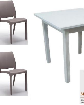 Tavolo e Sedie Per Arredo Bar Ristorante cd0190