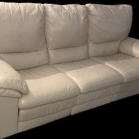 Divano 3 posti pelle