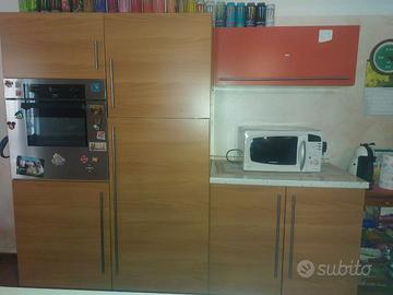 cucina lineare composto da 2 blocchi