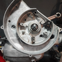 Carter piaggio con albero e  cuscinetti nuovi drt