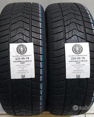 2 gomme 225 55 18 trackmax a40698