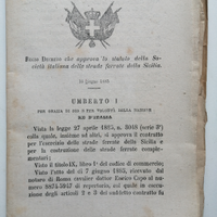 Brescia 1867-1885, Regi Decreti