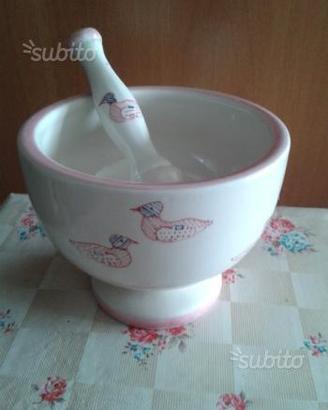 Mortaio con pestello Deruta