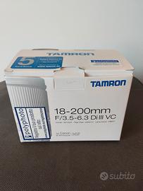 TAMRON 18-200mm. f/3.5-6.3 Di III VC per Canon 