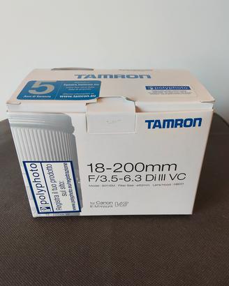 TAMRON 18-200mm. f/3.5-6.3 Di III VC per Canon 