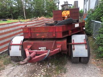 rimorchio pianale terna trincia