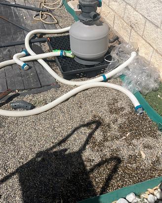 Pompa bestway a sabbia , scaletta bestway ,skimmer