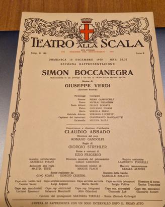 locandina Teatro alla Scala