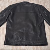 Giacca in Pelle Nera