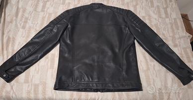 Giacca in Pelle Nera