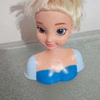 testa acconciatura e trucco cenerentola