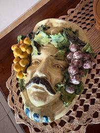 Testa di moro muraria porta fiori