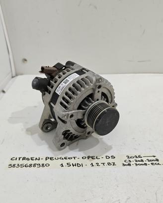 ALTERNATORE CITROEN C3 Serie 1617536780 Turbo Benz