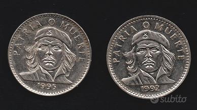 CUBA 1992/1995 - 2 monete 3 pesos Che Guevara #WEU