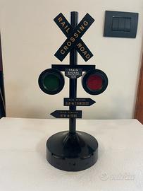 Radio vintage segnale ferroviario americano rail