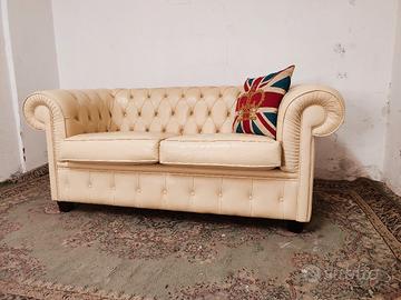 divano Chester Chesterfield vera pelle inglese uk