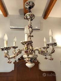 lampadario ceramiche Bassano