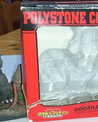 Diorama Godzilla vs Baragon 2001-Bandai Polystone