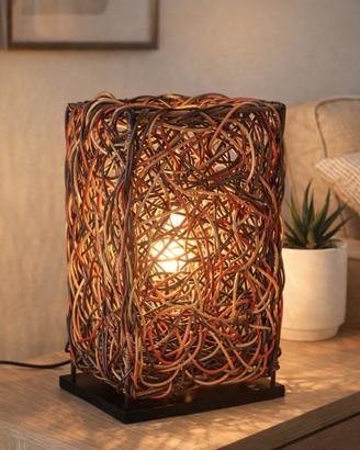 Lampada design intrecciata