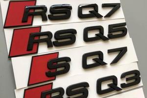  Loghi AUDI neri nero logo lucido emblema anelli