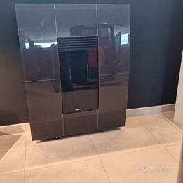 COMPACT GLASS MORETTI DESIGN STUFA A PELLET