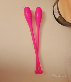 Clavette ginnastica ritmica 36 cm rosa
