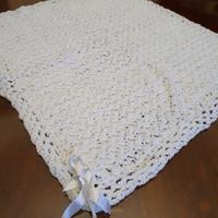 Copertina neonato colore panna acrilico