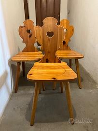 Sedie titolesi artigianali