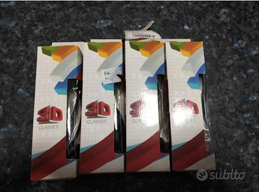 N. 4 occhiali 3D come foto 