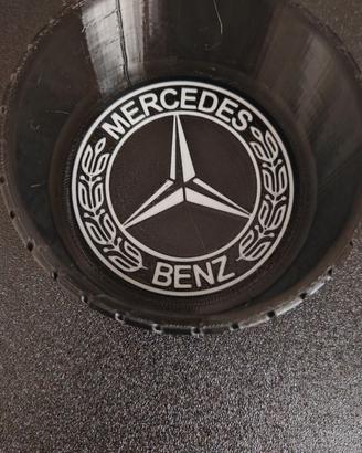 Mercedes - Svuotatasche Design Pneumatico con Logo