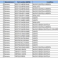 Materiale Siemens - CPU S7 e altro