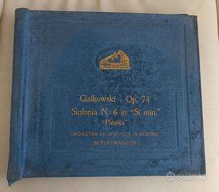 Cofanetto 78giri Sinfonia "Patetica" Ciaikowski
