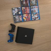 PS4 Pro+ 8 giochi+ 2 controller