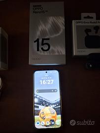 OPPO Reno 15 5G + Enco Buds3 Pro + Caricatore 80W