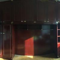 1 - CAMERA STILE MARINA IN MOGANO 2 Armadi e letto