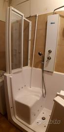 vasca da bagno con porta