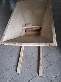 pigiatrice/spremi uva manuale, antica/vintage