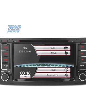 RADIO NAVIGATORE 7" PER VOLKSWAGEN VW TOUAREG T5 