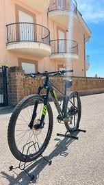 Bici MTB Rockrider XC- 100 Nero-Fluo Taglia M