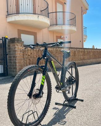 Bici MTB Rockrider XC- 100 Nero-Fluo Taglia M