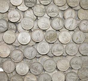 Lotto 20 monete da 500 lire in argento 835/1000