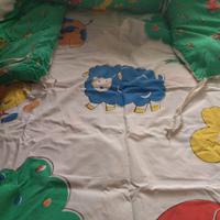 copripiumino e paracolpi per lettino 