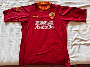 Maglia calcio Kappa Kombat Roma scudetto 2000/01 