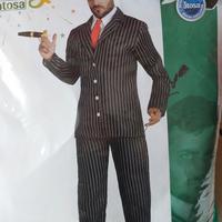 Abito Carnevale uomo Gangster TG M/L