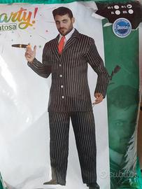 Abito Carnevale uomo Gangster TG M/L