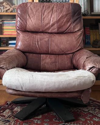 Poltrona girevole  -  vintage