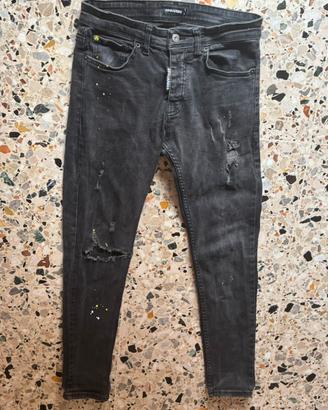 Jeans dsquared2 neri skinny