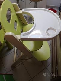 Seggiolone Evolutivo in legno 