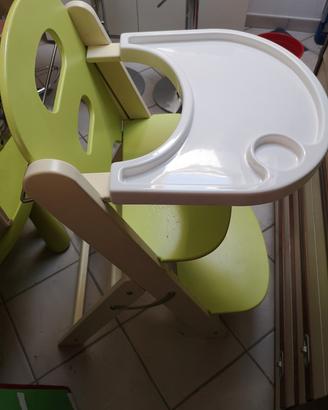 Seggiolone Evolutivo in legno 